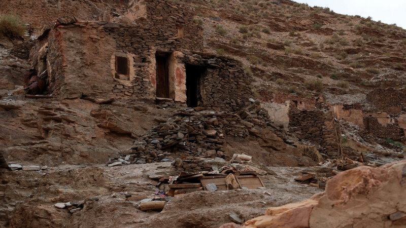 les mines abandonnées d'Ahouli